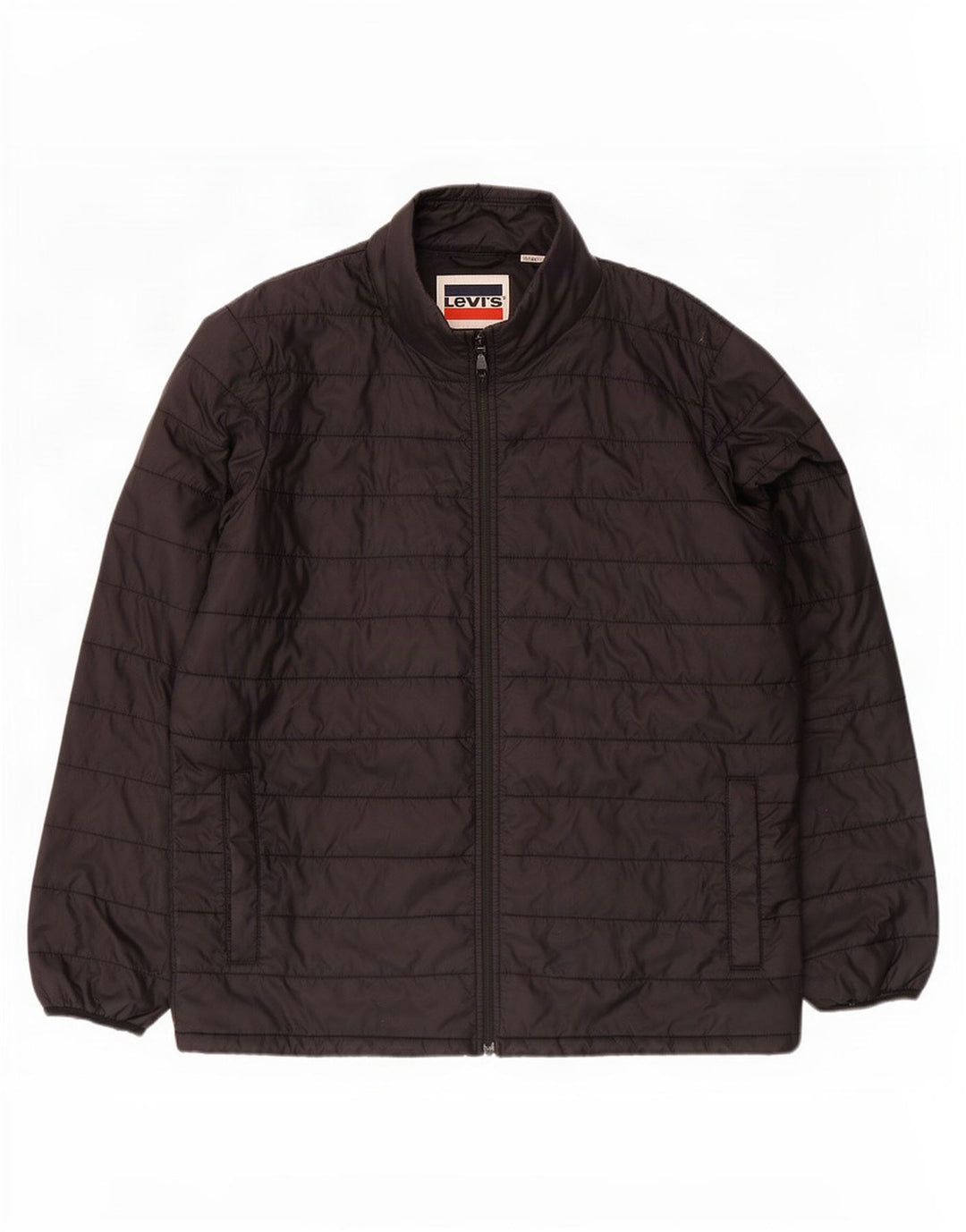 Levi's Mens Padded Jacket UK 40 Large Black Polyester