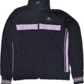 CHAMPION Womens Heritage Fit Tracksuit Top Jacket UK 16 Large Navy Blue | Vintage Champion | Thrift | Second-Hand Champion | Used Clothing | Messina Hembry 