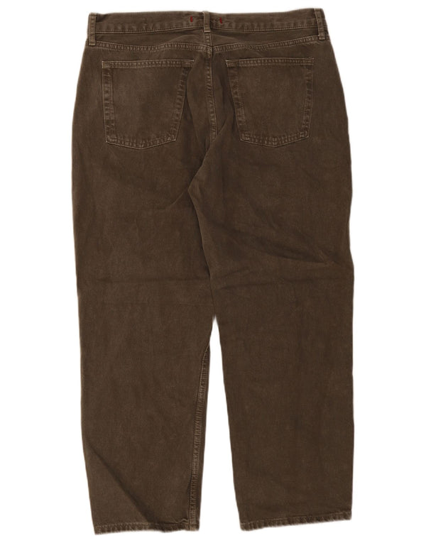 Zara Womens Straight Jeans EU 46 2XL W36 L26 Khaki