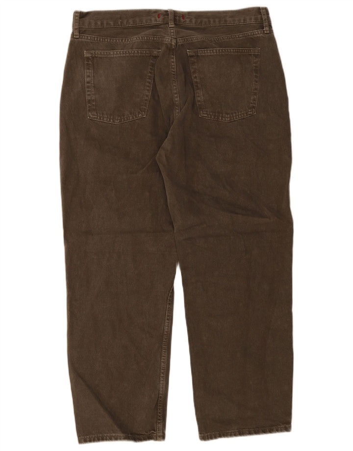 Zara Womens Straight Jeans EU 46 2XL W36 L26 Khaki