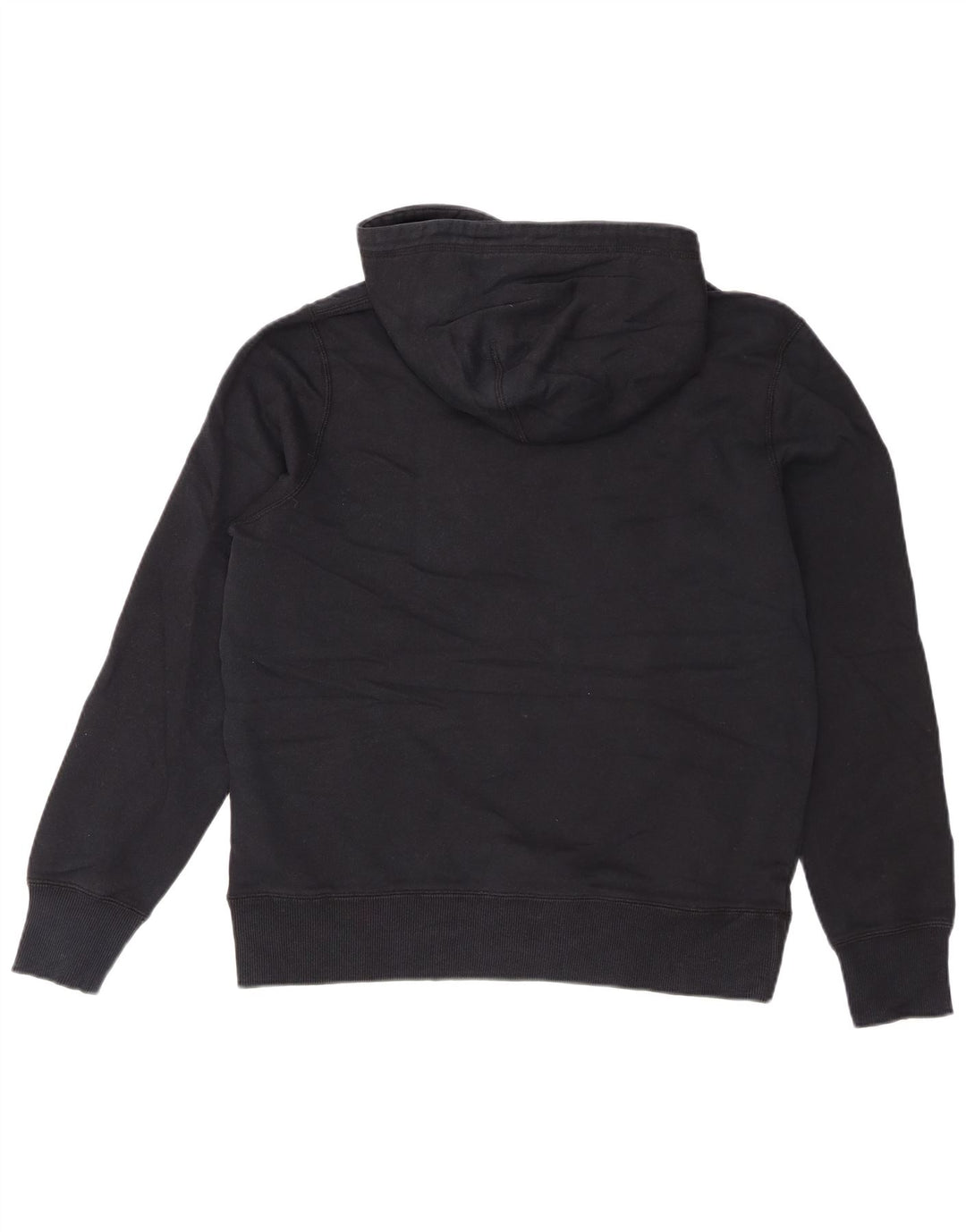 Nike Mens Hoodie Jumper Medium Black Colourblock Cotton