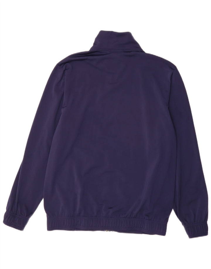 Puma Mens Tracksuit Top Jacket Medium Navy Blue Colourblock Polyester