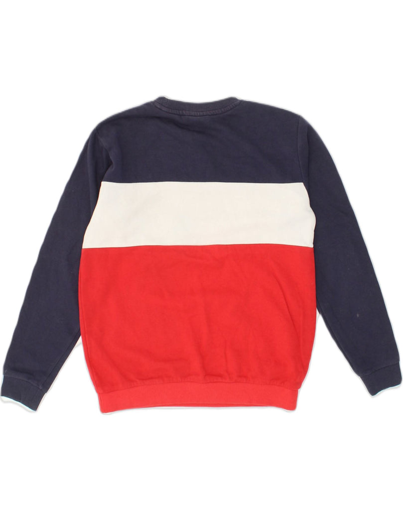 FILA Boys Graphic Sweatshirt Jumper 11-12 Years Multicoloured Colourblock | Vintage Fila | Thrift | Second-Hand Fila | Used Clothing | Messina Hembry 