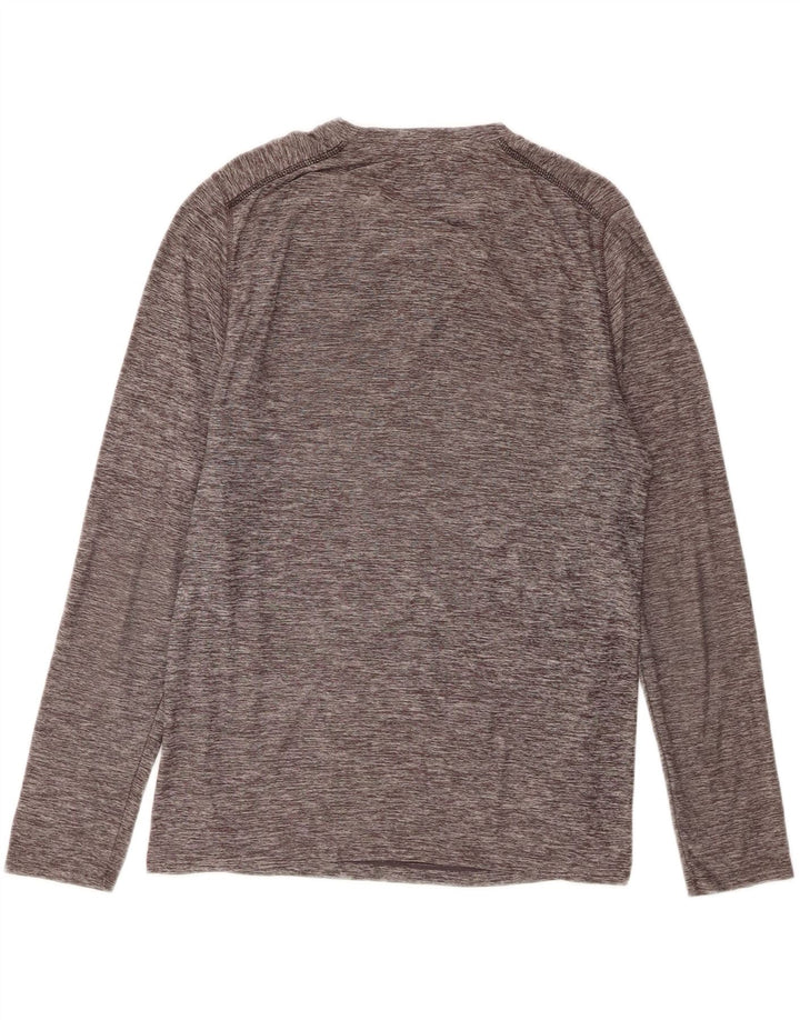 RUSSELL ATHLETIC Boys Top Long Sleeve 12-13 Years XL Grey Flecked Vintage Russell Athletic and Second-Hand Russell Athletic from Messina Hembry 