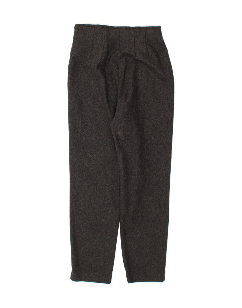 LAURA BIAGIOTTI Girls Tapered Casual Trousers 11-12 Years 2XL W24 L27 Grey Vintage Laura Biagiotti and Second-Hand Laura Biagiotti from Messina Hembry 