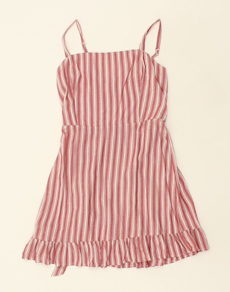 HOLLISTER Womens Cami Top UK 14 Large Red Striped Cotton | Vintage Hollister | Thrift | Second-Hand Hollister | Used Clothing | Messina Hembry 