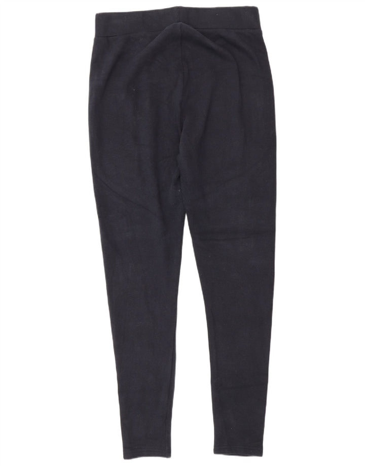 Marks & Spencer Womens Leggings UK 12 Medium  Navy Blue Polyester