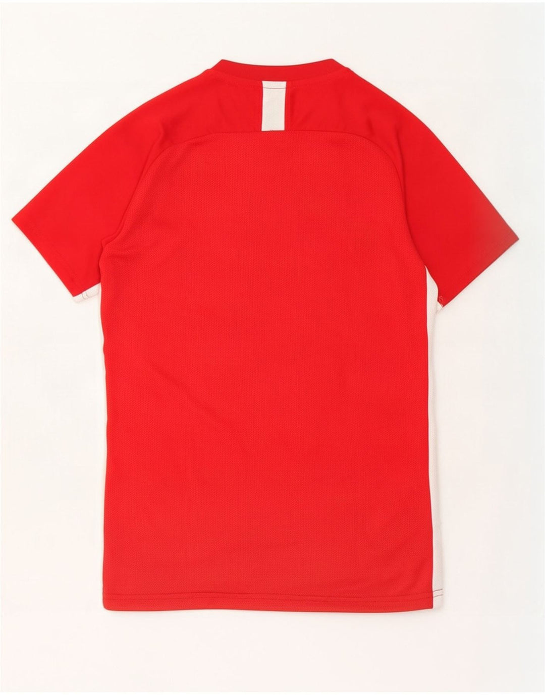 Nike Mens Dri Fit T-Shirt Top Small Red Colourblock Polyester