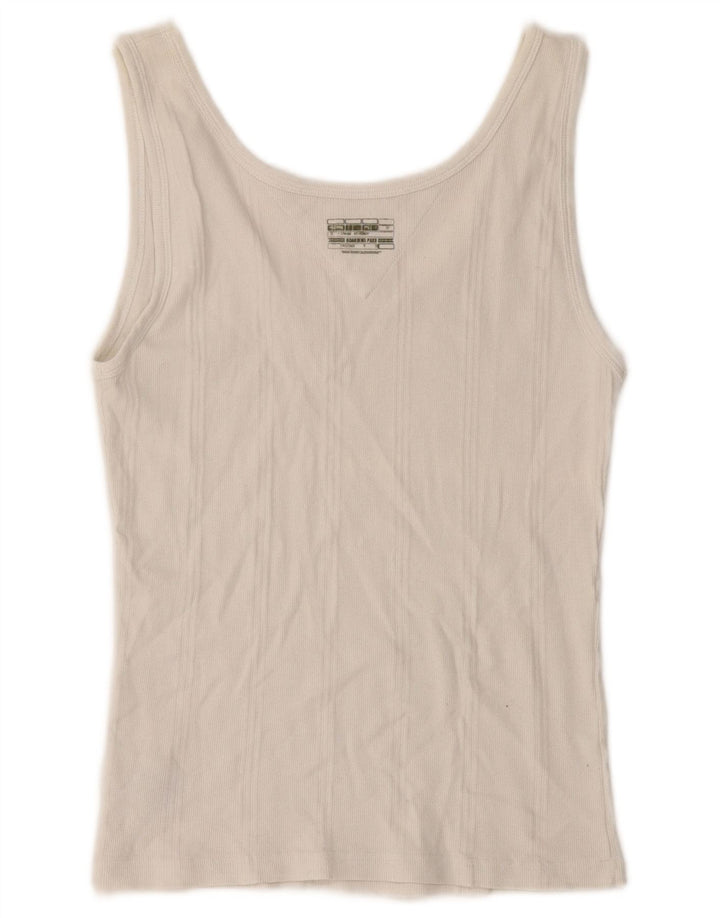 TOMMY HILFIGER Womens Vest Top UK 18 XL White Cotton
