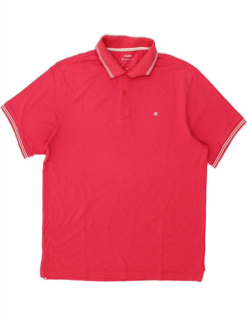 CHAMPION Mens Easy Fit Polo Shirt XL Pink Cotton Vintage Champion and Second-Hand Champion from Messina Hembry 
