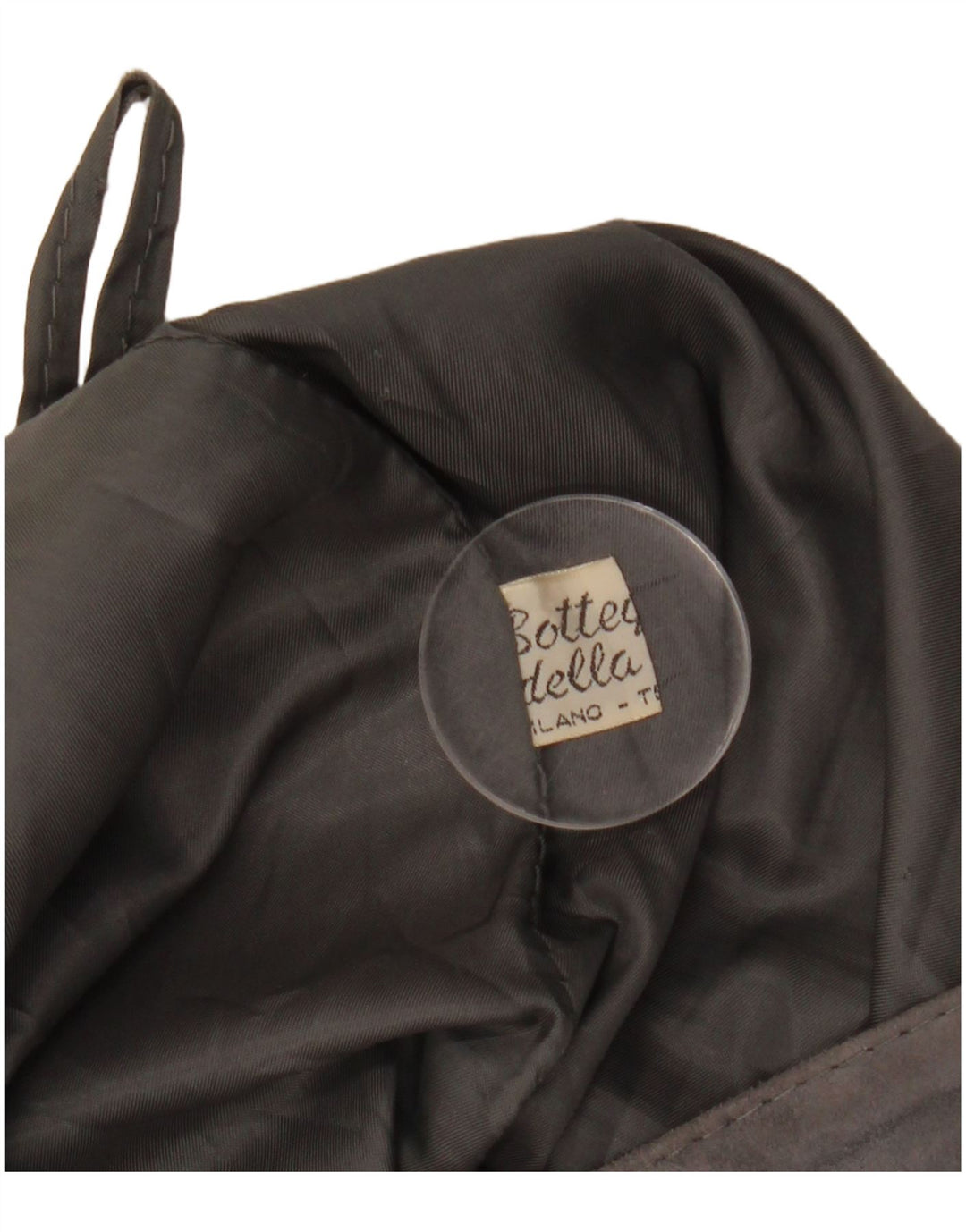 VINTAGE Womens Suede Skirt IT 44 W27 L26 Grey