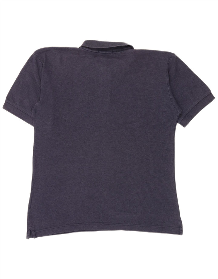 Fila Mens Polo Shirt IT 46 Small Navy Blue Cotton