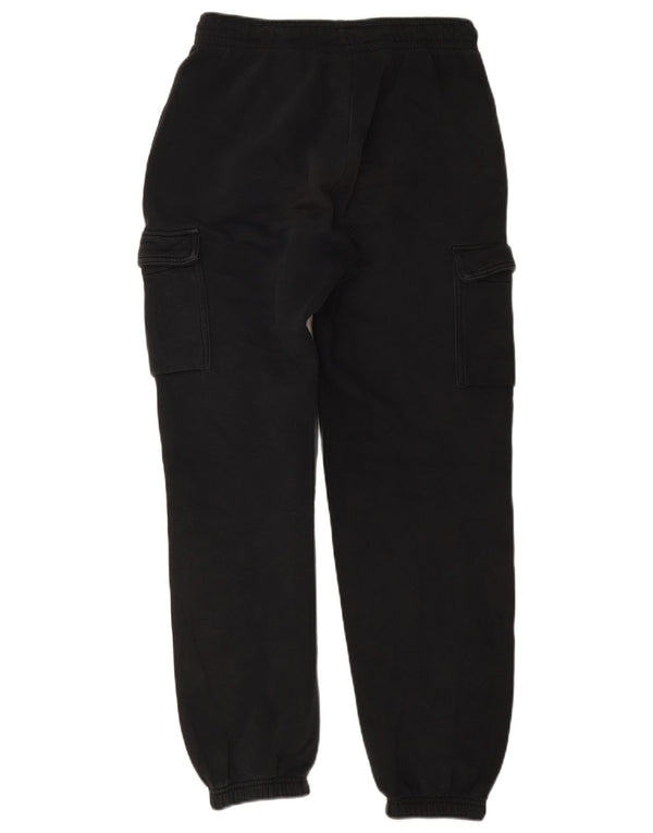 Nike Mens Loose Fit Cargo Tracksuit Trousers Joggers Small Black Cotton