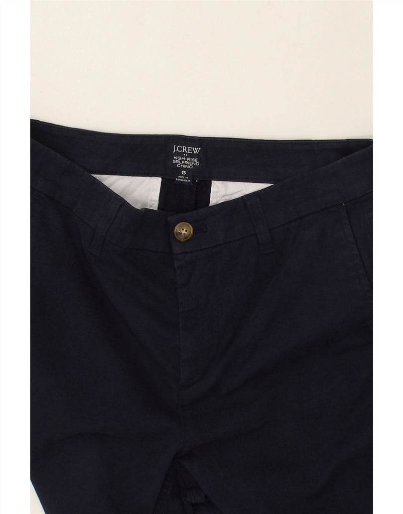 J. CREW Womens High Waist Chino Trousers US 6 Medium W30 L28 Navy Blue | Vintage J. Crew | Thrift | Second-Hand J. Crew | Used Clothing | Messina Hembry 