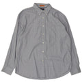 DOCKERS Mens Stain Defender Shirt XL Blue Check Cotton