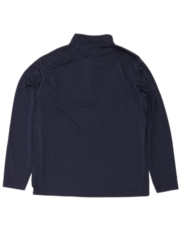 Calvin Klein Mens Golf Zip Neck Pullover Tracksuit Top Large Navy Blue