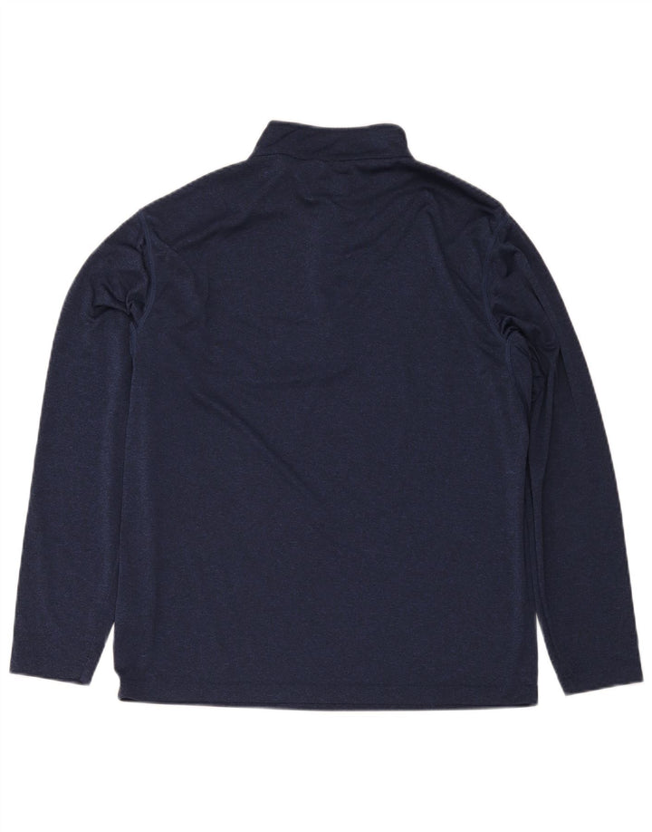 Calvin Klein Mens Golf Zip Neck Pullover Tracksuit Top Large Navy Blue