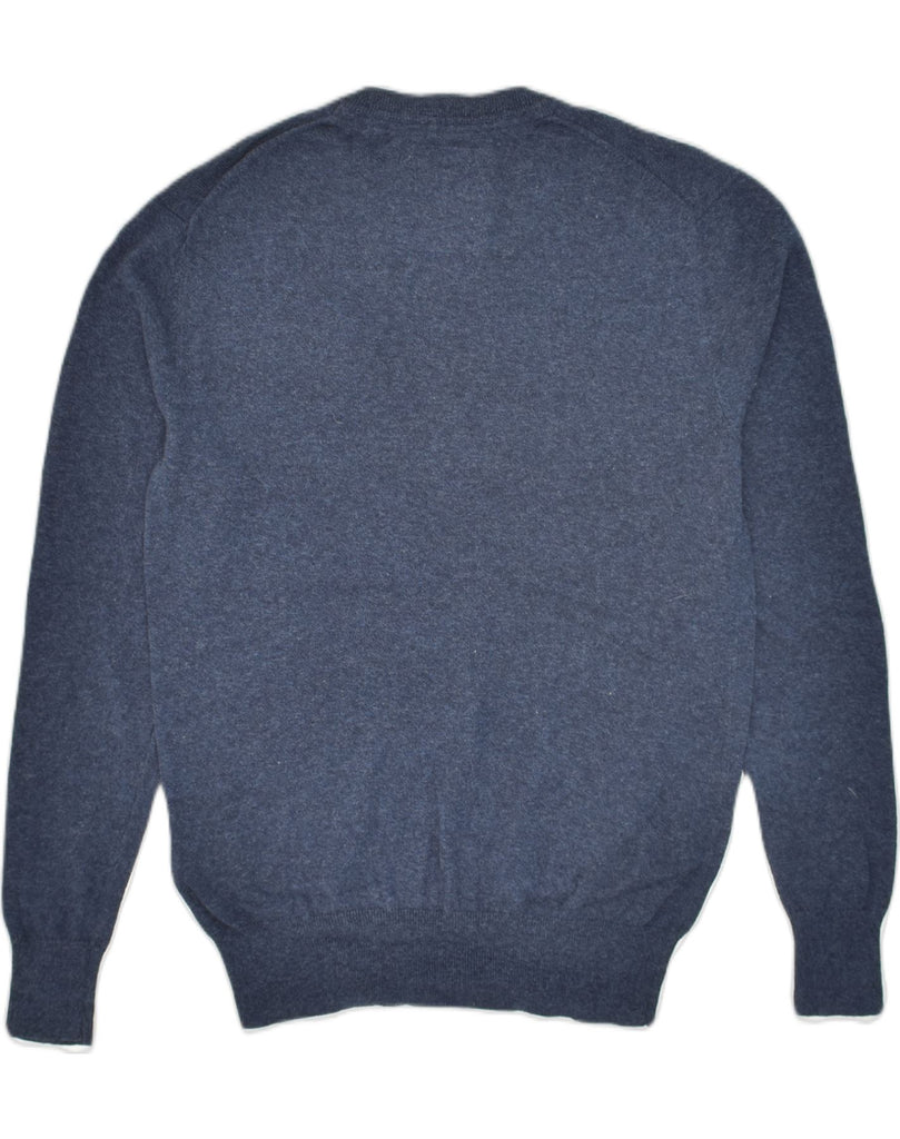 SUPERDRY Mens V-Neck Jumper Sweater Medium Navy Blue Cotton | Vintage Superdry | Thrift | Second-Hand Superdry | Used Clothing | Messina Hembry 