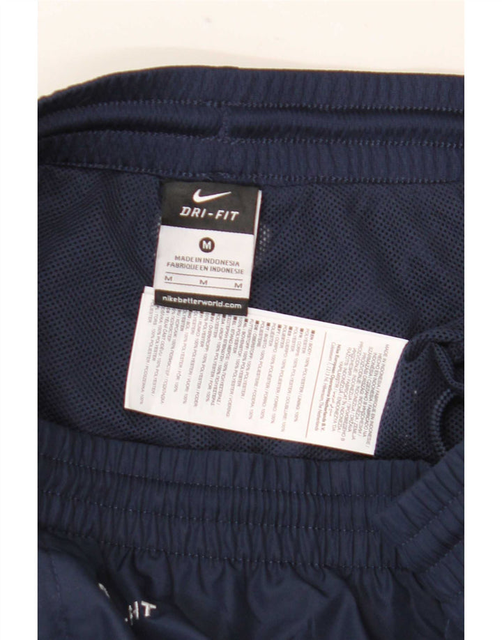 Nike Mens Dri Fit Capri Tracksuit Trousers Medium Navy Blue Polyester