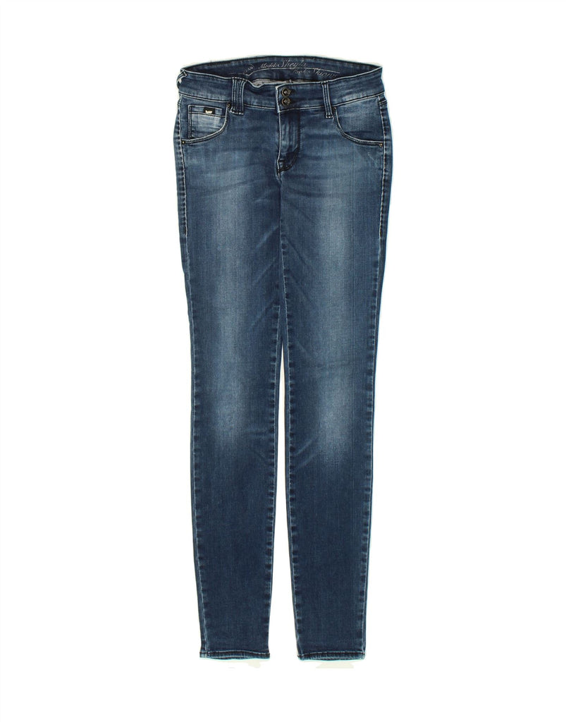GAS Womens Skinny Jeans W25 L30  Blue Cotton | Vintage Gas | Thrift | Second-Hand Gas | Used Clothing | Messina Hembry 