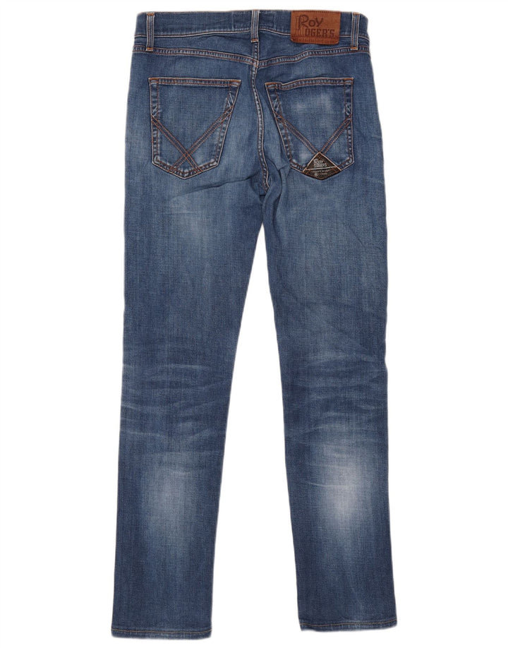 Roy Rogers Mens Slim Jeans W32 L29 Blue Cotton