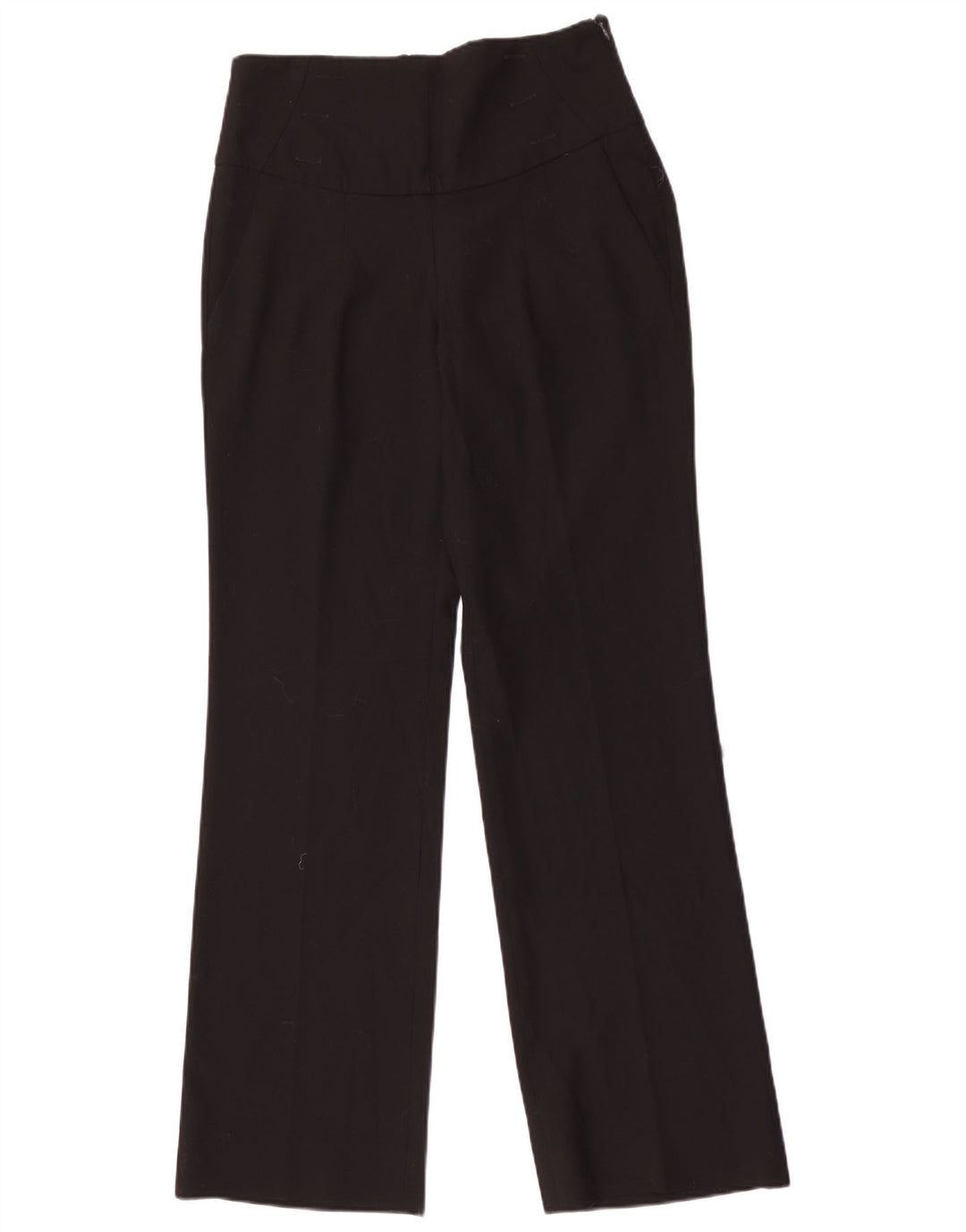 Zara Womens Straight Casual Trousers Medium W28 L32 Black