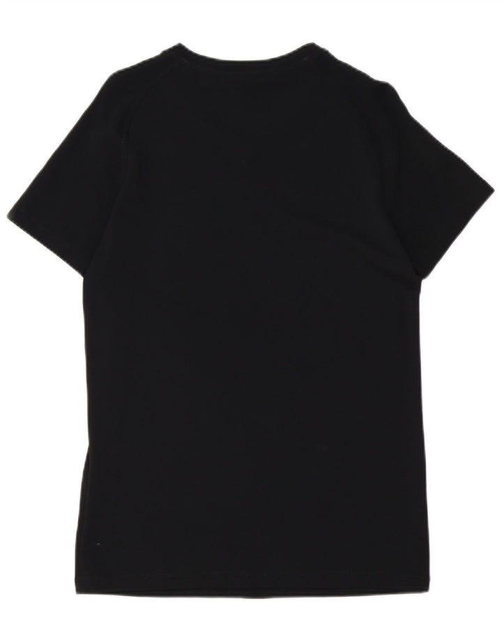 TRUSSARDI JEANS Mens T-Shirt Top Large Black Polyamide