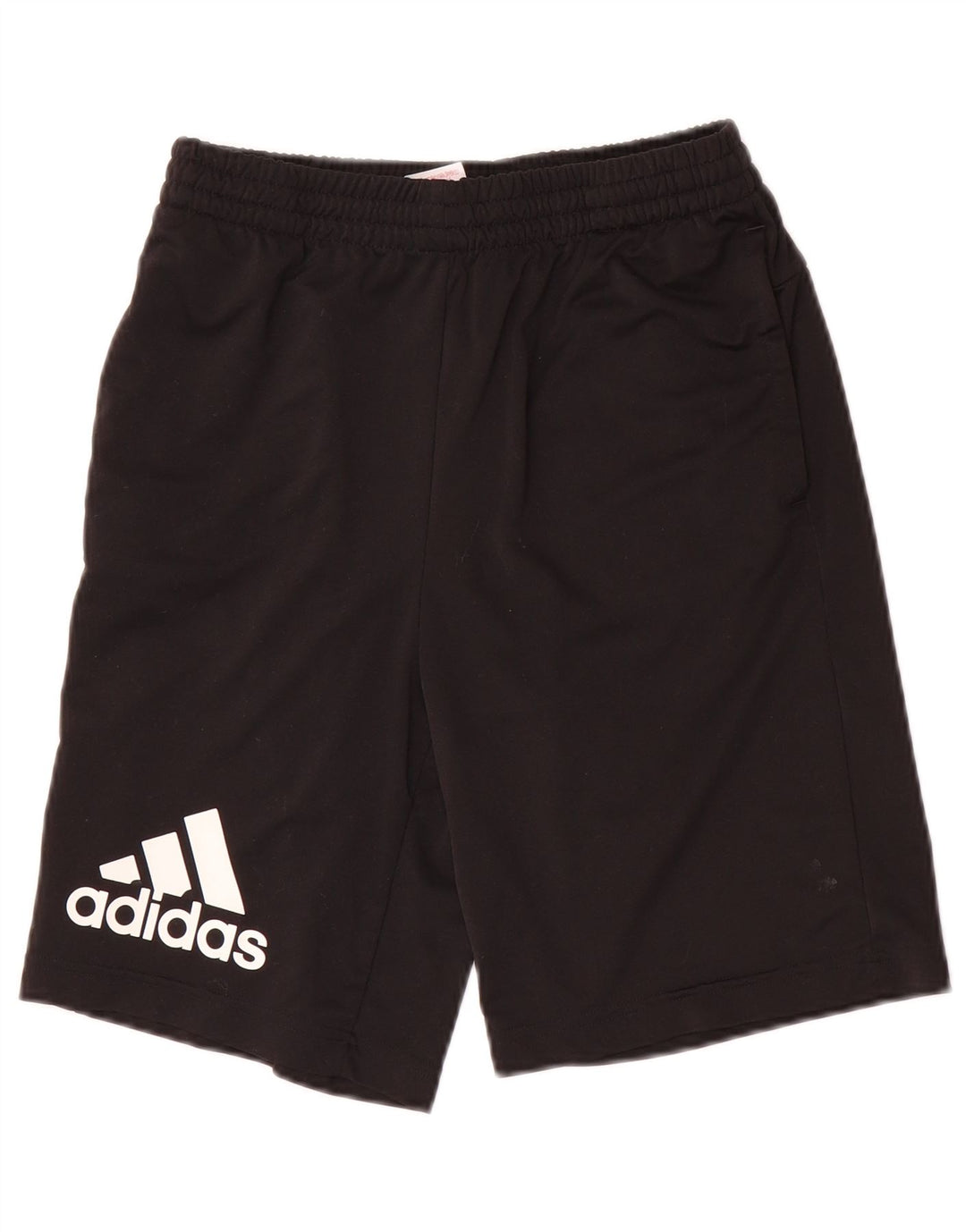 Adidas Boys Climalite Graphic Sport Shorts 13-14 Years Black Polyester