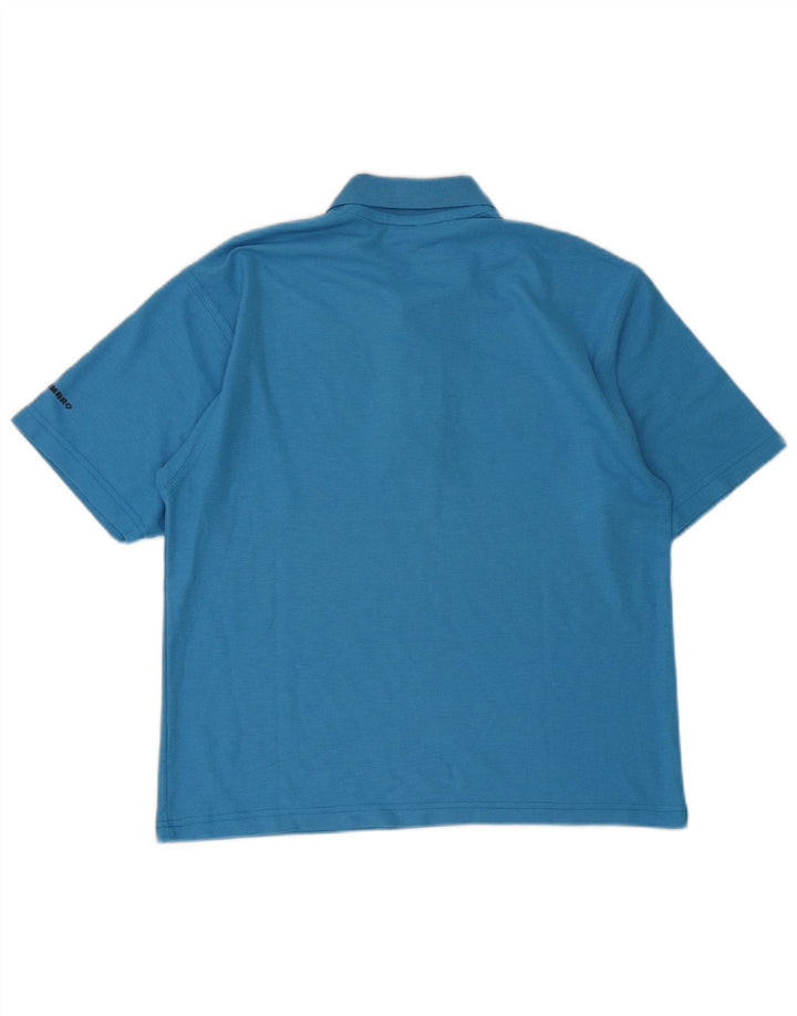 Umbro Mens Polo Shirt Small Blue