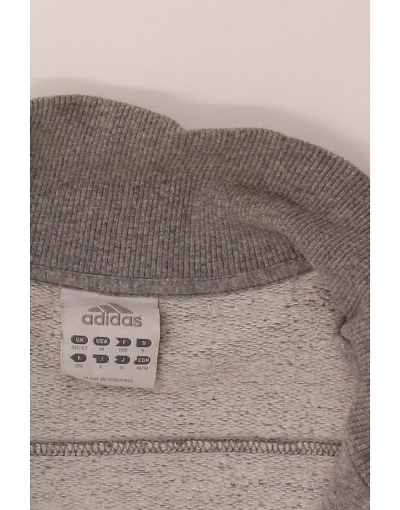 ADIDAS Mens Tracksuit Top Jacket UK 40/42 Medium Grey Cotton Vintage Adidas and Second-Hand Adidas from Messina Hembry 