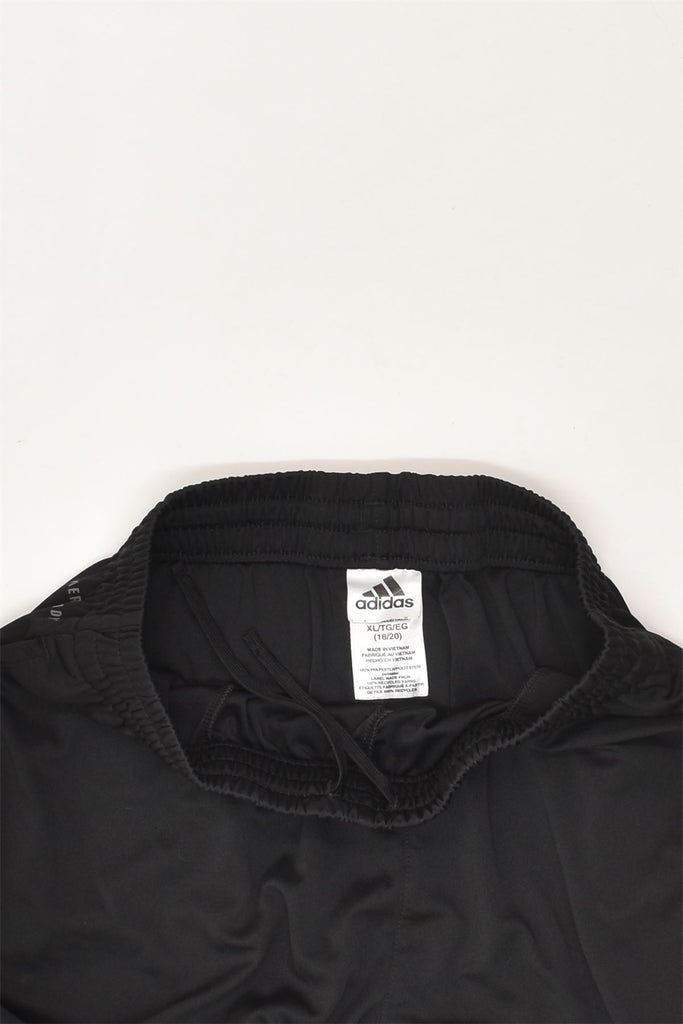 ADIDAS Boys Aeroready Sport Shorts 15-16 Years XL  Black Colourblock | Vintage Adidas | Thrift | Second-Hand Adidas | Used Clothing | Messina Hembry 