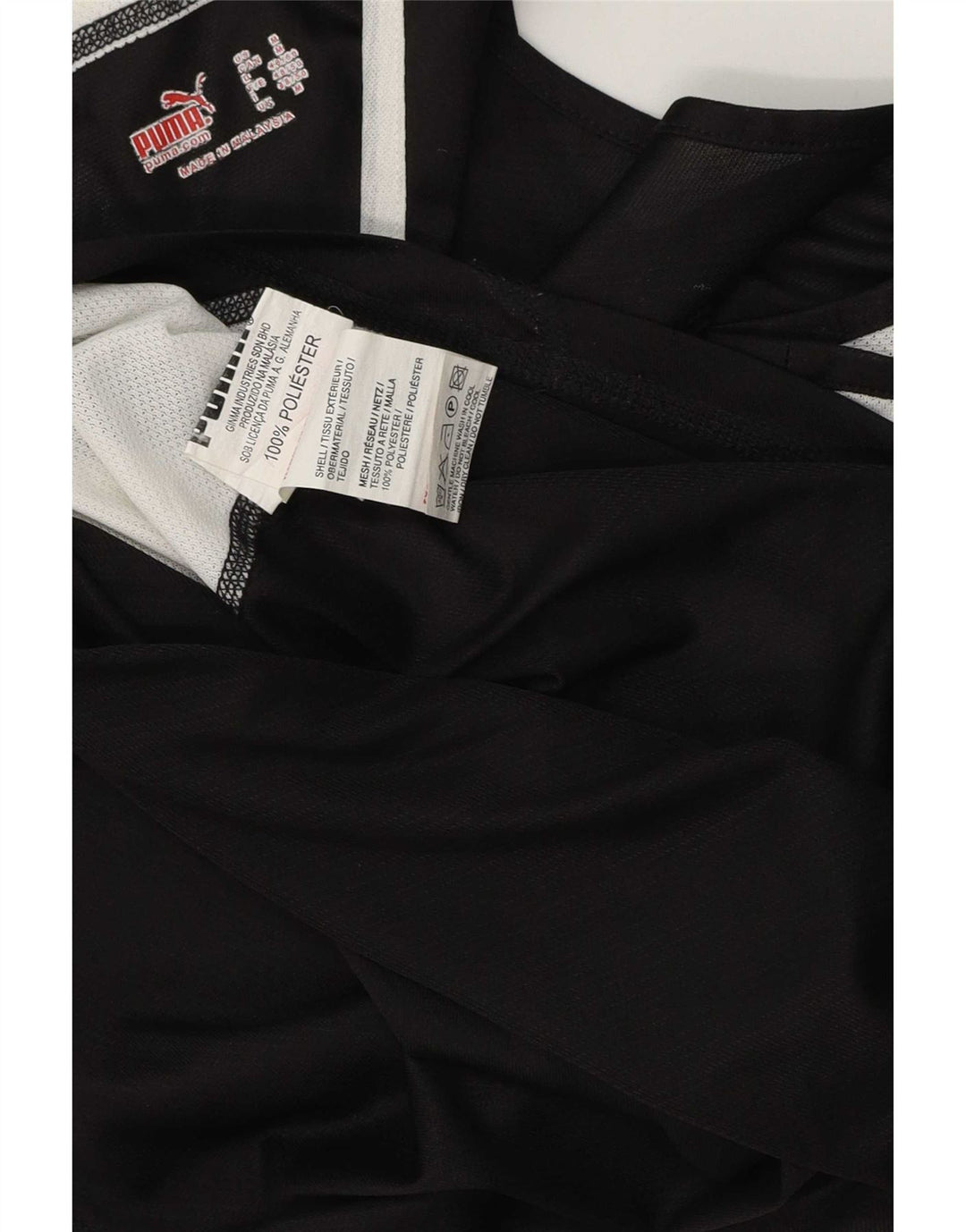Puma Mens Vest Top Medium Black Colourblock Polyester