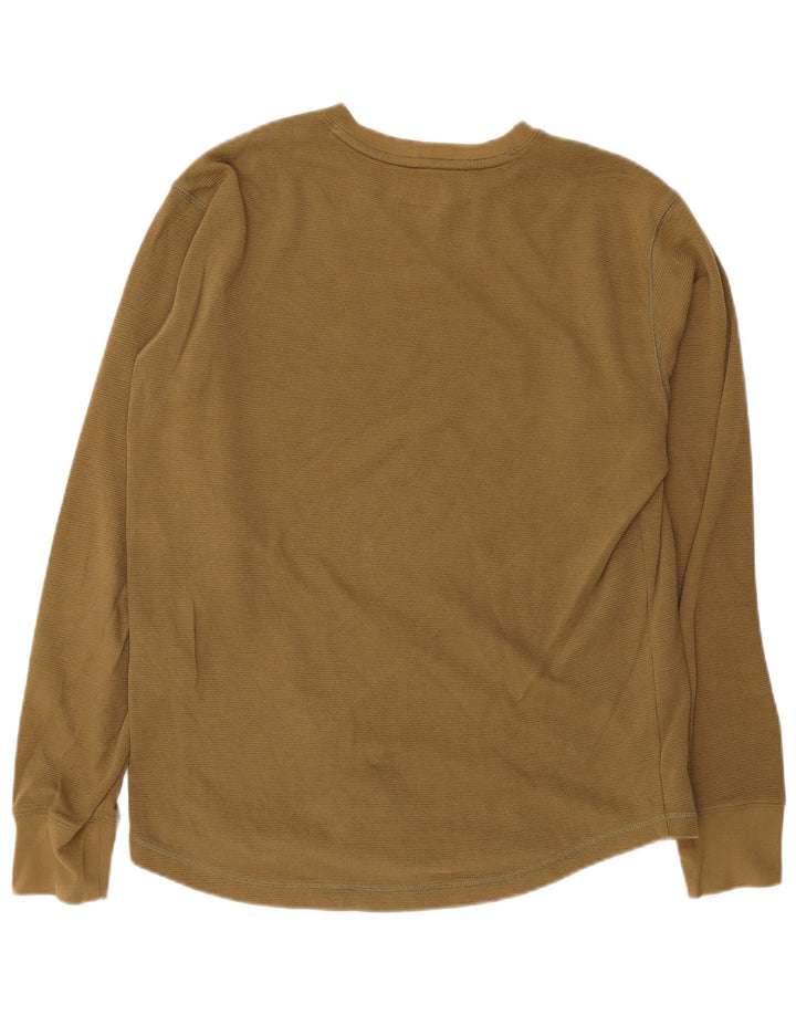 Carhartt Mens Relaxed Fit Graphic Top Long Sleeve Medium Green Cotton
