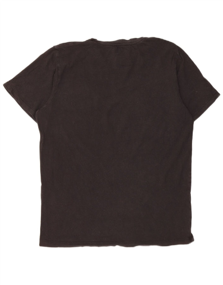 Jack & Jones Mens Regular Fit T-Shirt Top Small Black Cotton