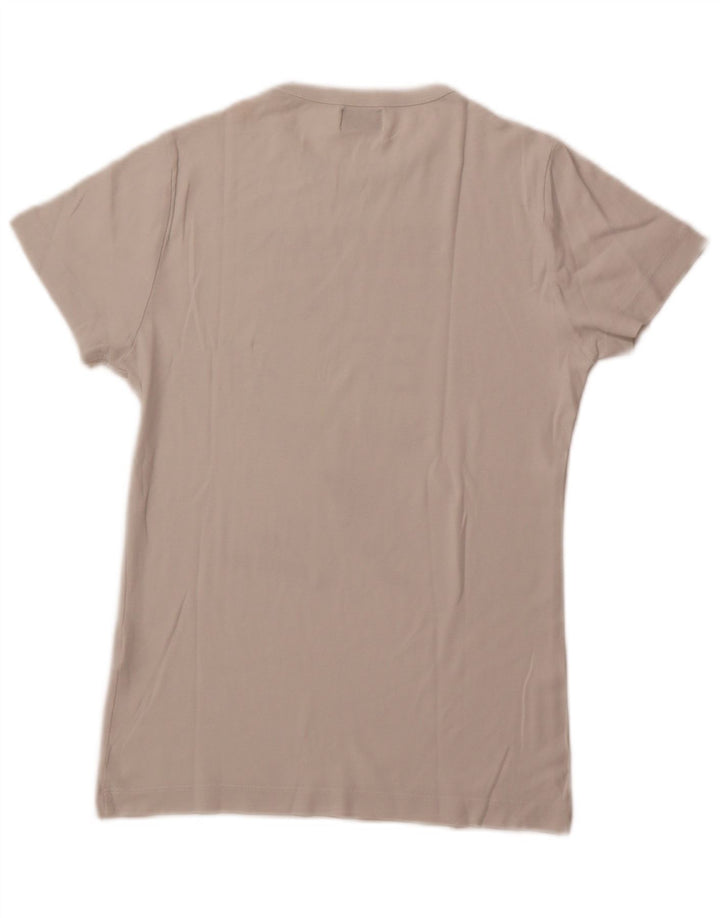 Replay Mens Graphic T-Shirt Top Small White Cotton