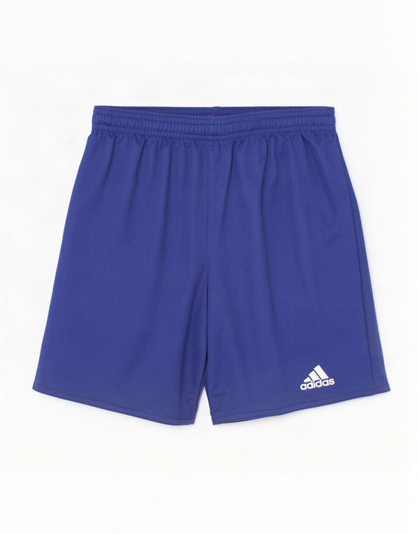 Adidas Boys Aeroready Sport Shorts 11-12 Years Blue Polyester