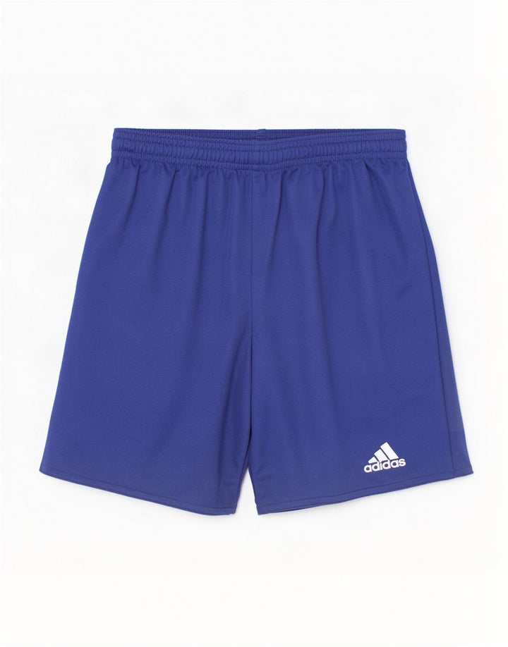 Adidas Boys Aeroready Sport Shorts 11-12 Years Blue Polyester