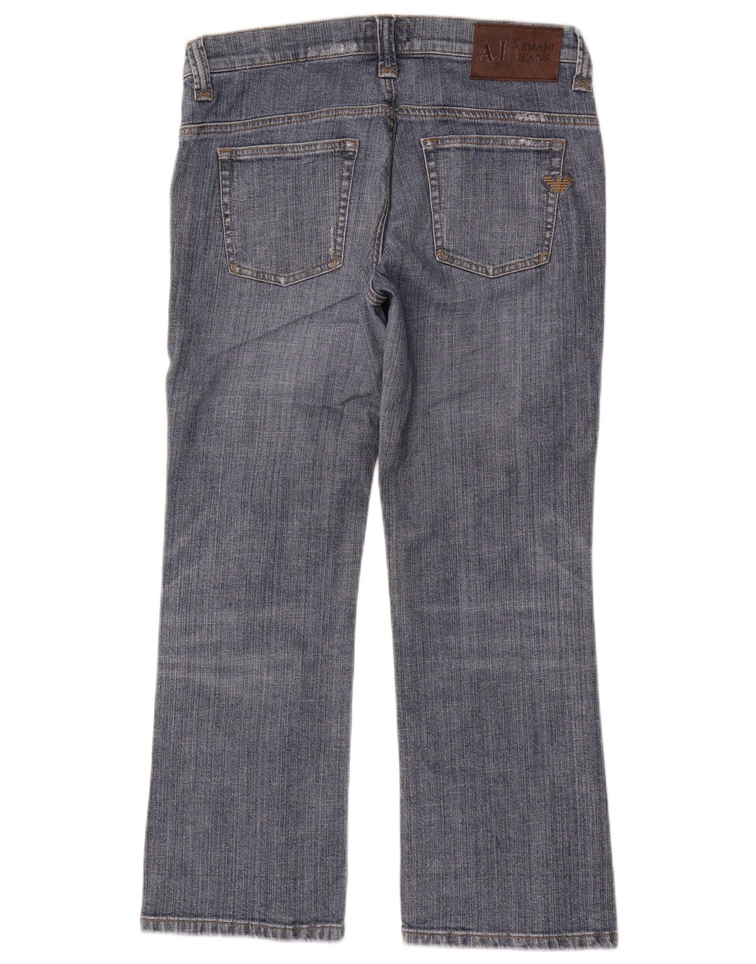 Armani Womens Straight Jeans W28 L26 Blue Cotton