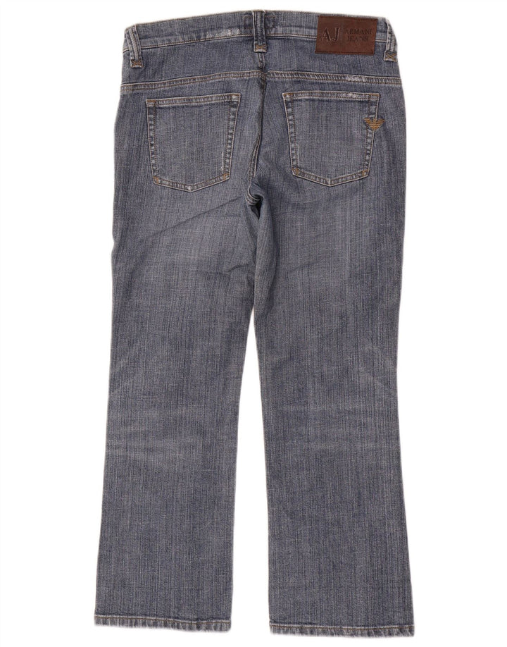 Armani Womens Straight Jeans W28 L26 Blue Cotton