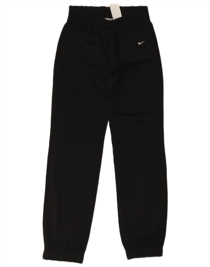 Nike Womens Tracksuit Trousers Joggers UK 10 Small  Black Polyester