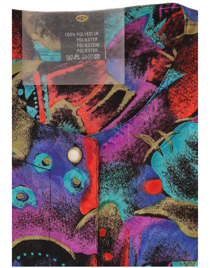 Golden Gate Womens Abstract Pattern Shirt Blouse IT 44 Medium Multicoloured
