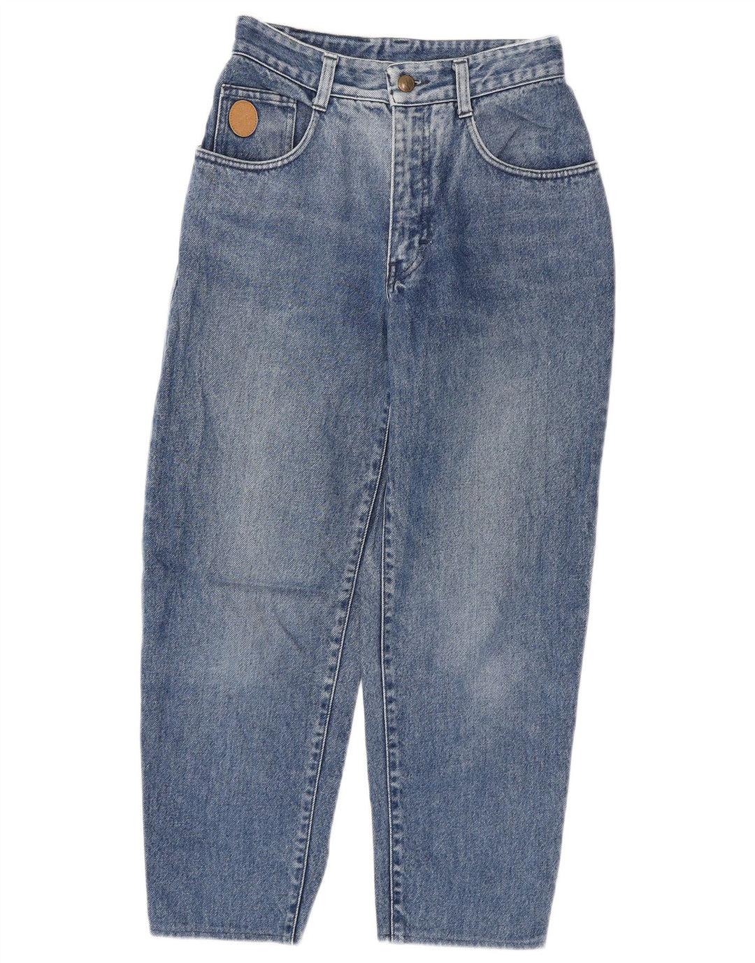 Trussardi Womens Cropped Jeans W28 L24 Blue Cotton
