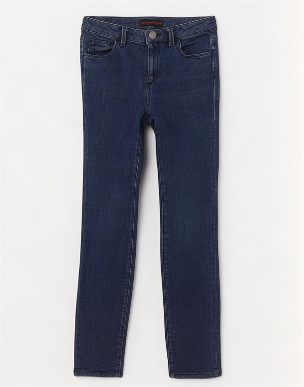 Trussardi Womens Skinny Jeans W29 L28 Navy Blue