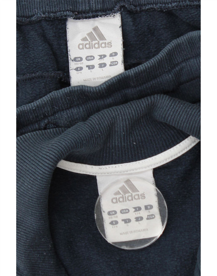 Adidas Mens Full Tracksuit UK 38/40 Medium  Navy Blue Cotton