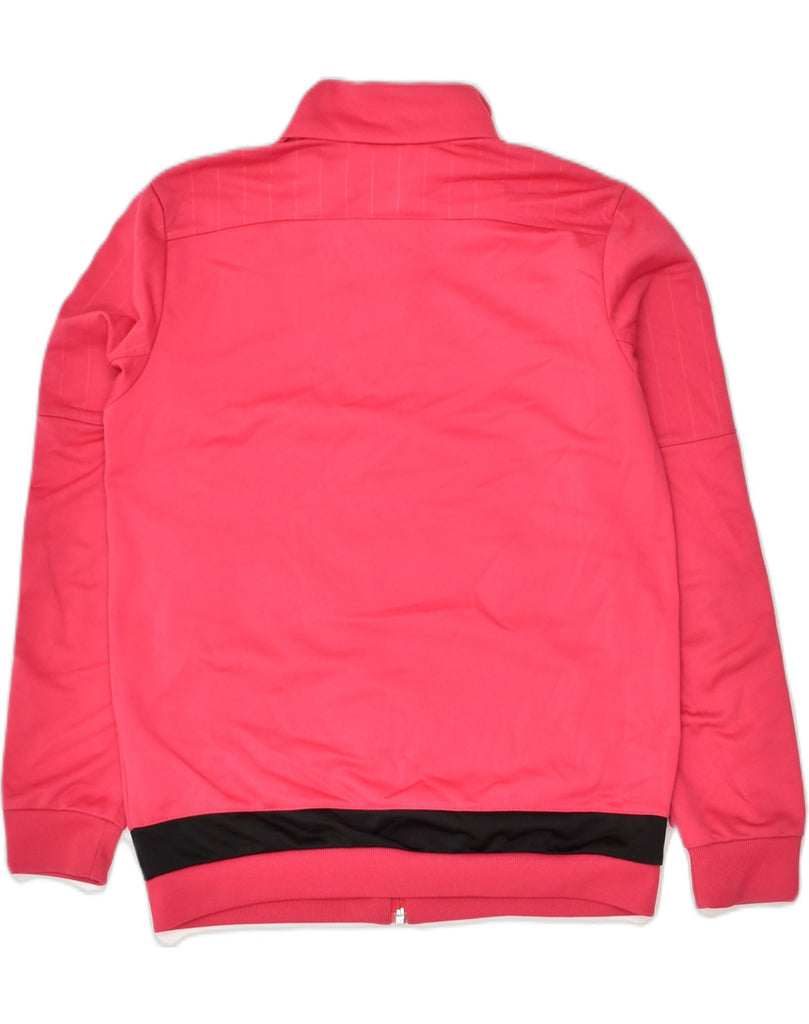 ADIDAS Girls Tracksuit Top Jacket 11-12 Years Pink Polyester | Vintage Adidas | Thrift | Second-Hand Adidas | Used Clothing | Messina Hembry 