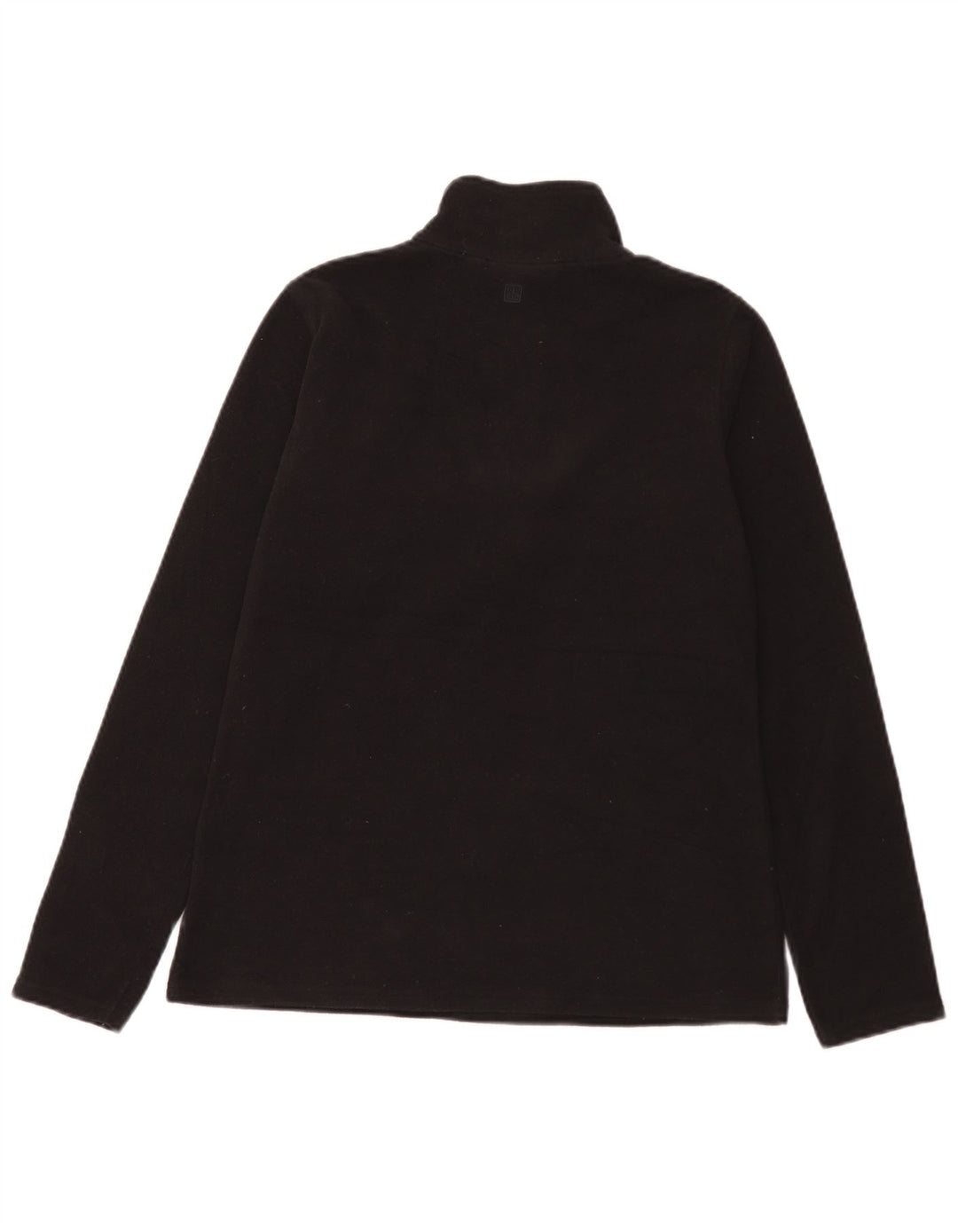 Mountain Warehouse Womens Zip Neck Fleece Jumper UK 14 Medium Black