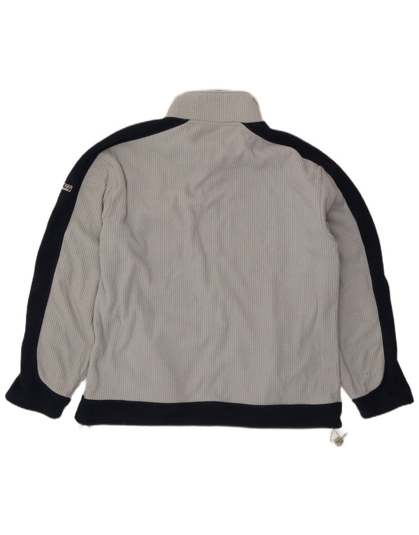 Urban Spirit Mens Fleece Jacket UK 44 2XL Grey Colourblock Polyester