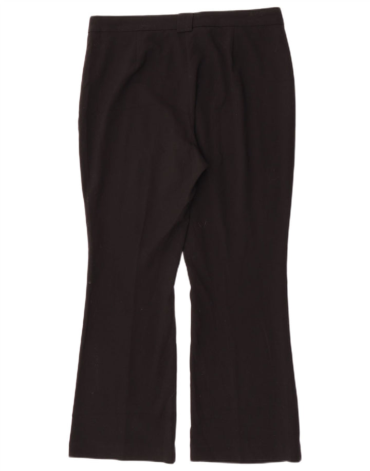 Marks & Spencer Womens Bootcut Suit Trousers UK 12 Medium W30 L27 Black