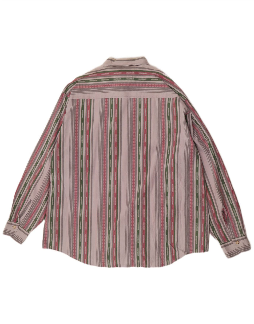 Verte Vallee Mens Shirt XL Multicoloured Striped Cotton