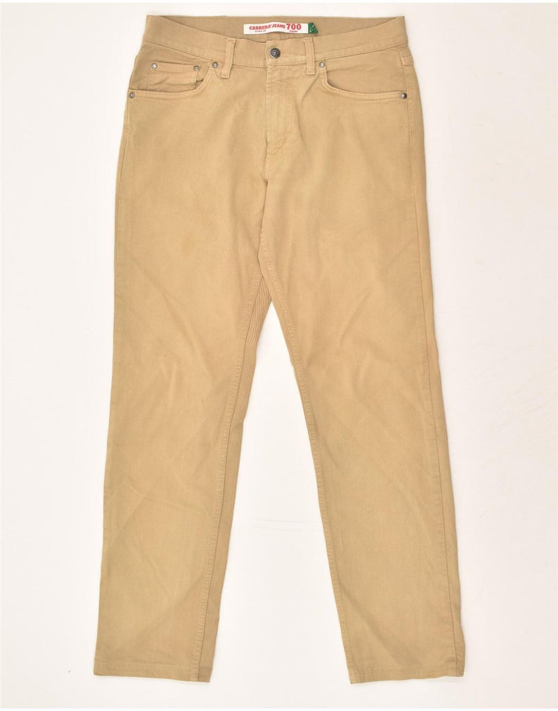 CARRERA Mens 700 Straight Jeans W32 L30 Beige Cotton | Vintage Carrera | Thrift | Second-Hand Carrera | Used Clothing | Messina Hembry 